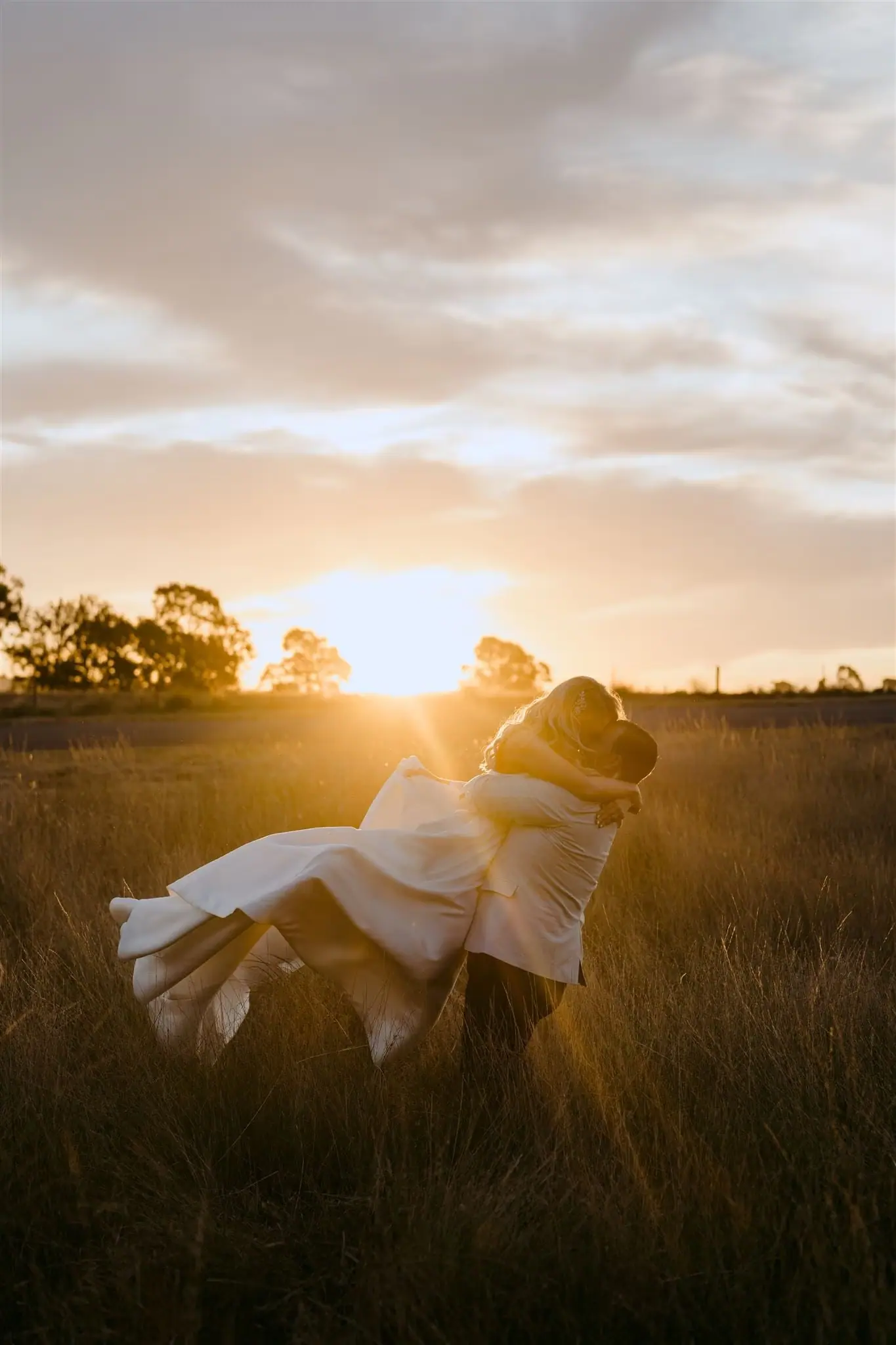 Tiffany and Matt on their wedding day
