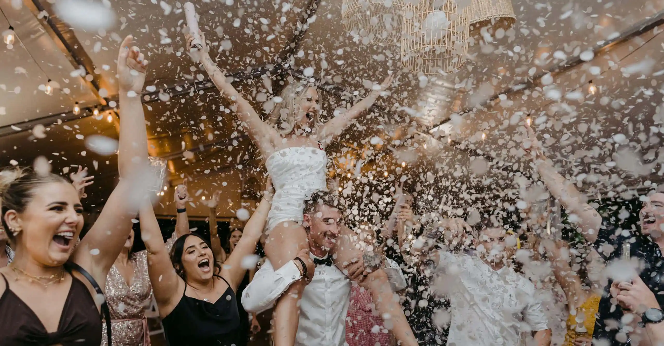 Michael Briggs photographing a Yarra Valley wedding