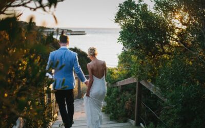 Shelley & Tim // Chic Backyard Beach Wedding
